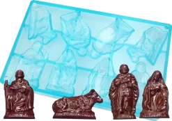 Moule chocolat personnages de la crèche