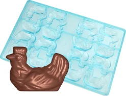 Moule chocolat 8 poules couveuses