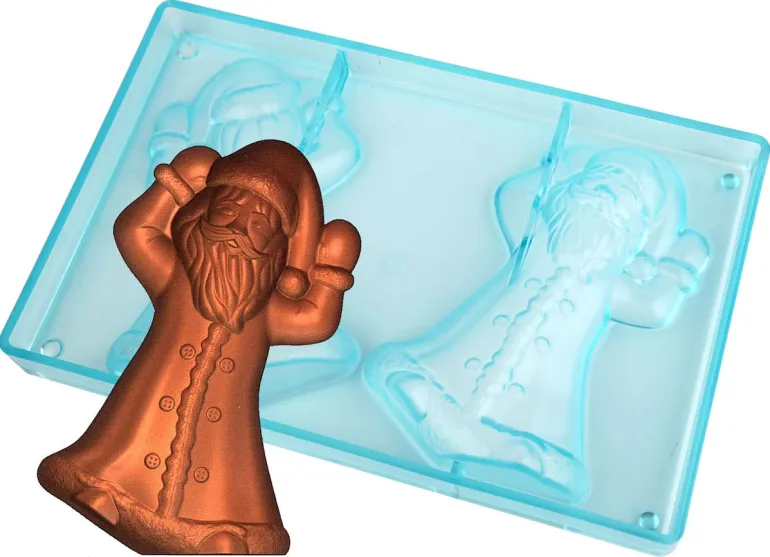 Moule chocolat Père Noël danseur