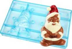 Moule chocolat Père Noël nain de jardin