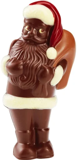 Moule chocolat Père Noël portant sa hotte