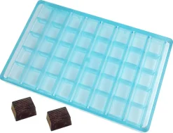 Moule chocolat rectangle strié