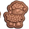 Moule chocolat 3 sujets de Pâques