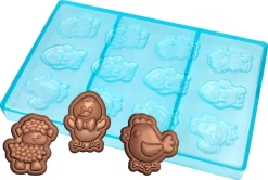 Moule chocolat 3 sujets de Pâques