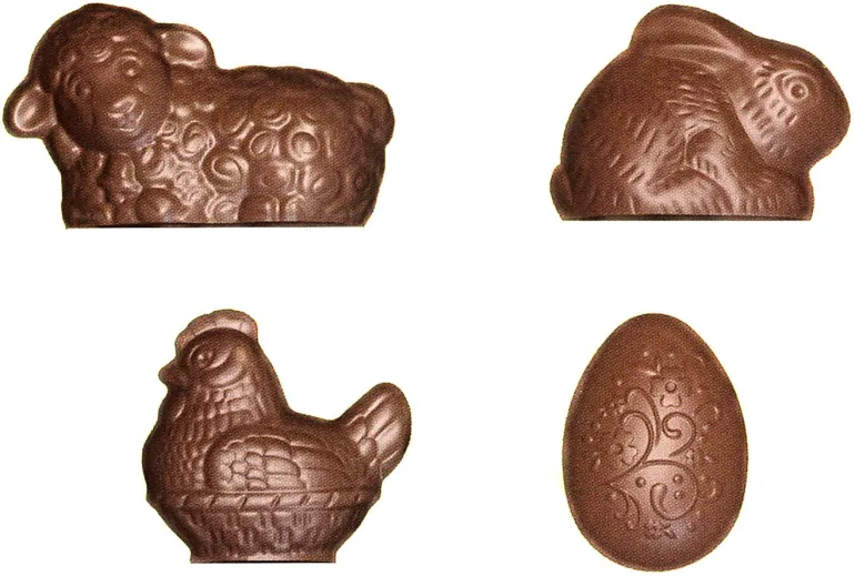 Moule chocolat 20 sujets de Pâques
