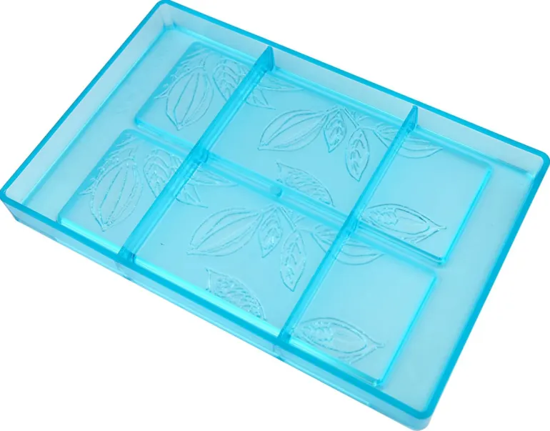 Moule chocolat 2 tablettes cabosse