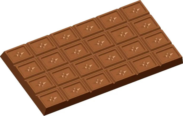 Moule chocolat 3 tablettes design médiéval