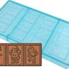 Moule chocolat 3 tablettes figurines Noël