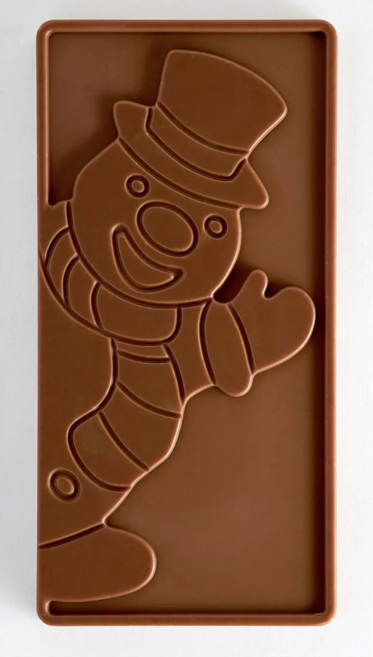 Moule chocolat Xmas Snowman 3 tablettes Pavoni