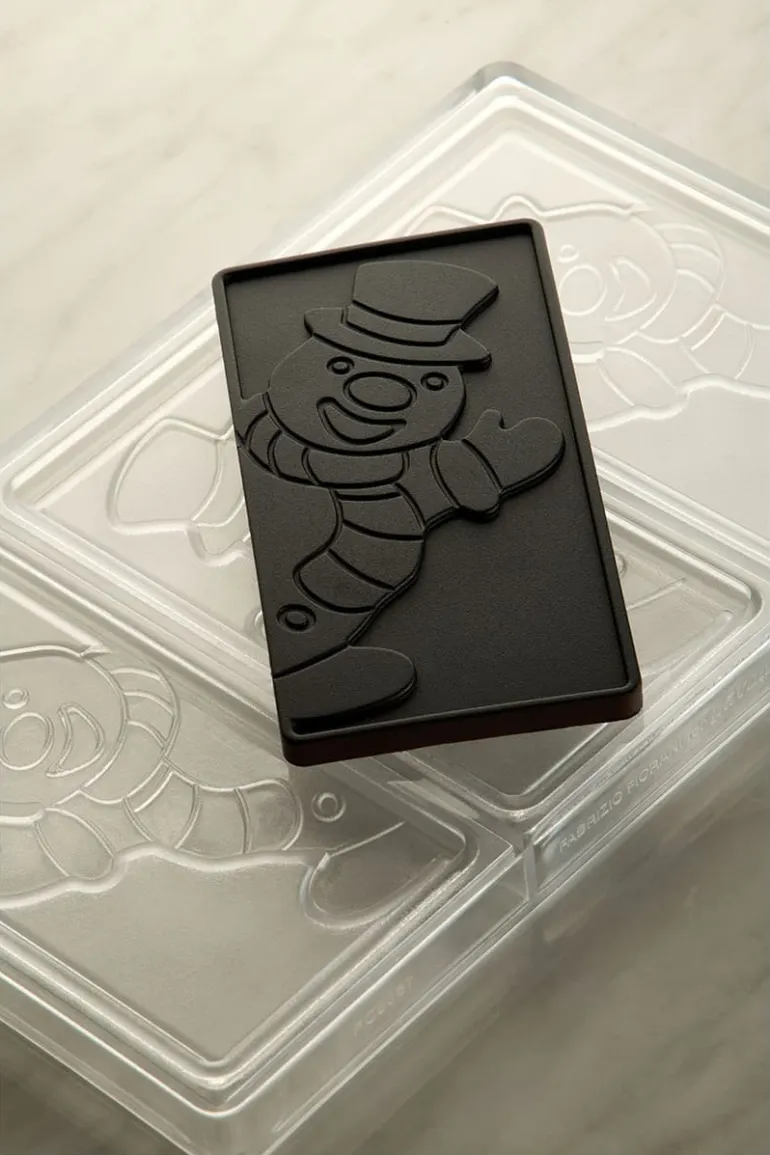 Moule chocolat Xmas Snowman 3 tablettes Pavoni