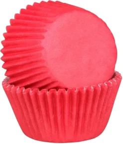 Moule à cupcakes (x 45) Rouge Chevalier Diffusion