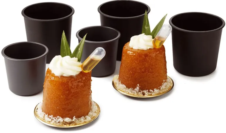 Moule à dariole ou baba Exoglass® Ø 7 cm (x 6) Matfer
