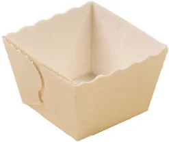 Moule de cuisson carton (x 1600) Easy Bake 4,5 x 4,5 x ht 4 cm Nordia