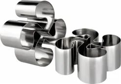 Moule inox forme Croix Basque Ø 10 x ht 4,5 cm Ibili