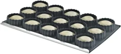 Moule Kali 15 tartelettes rondes unies creuses Mallard Ferrière