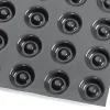 Moule mini-savarins 60 x 40 cm Ø 4 cm (60 empreintes) Flexipan