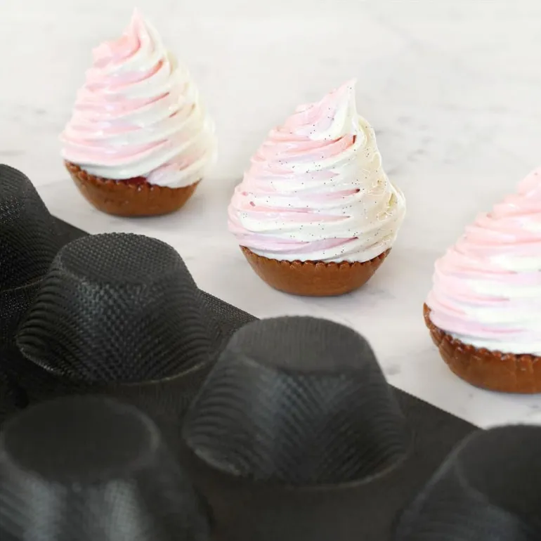 Moule muffins Fiberform 60 x 40 cm Ø 8 cm (24 empreintes) Pavoni