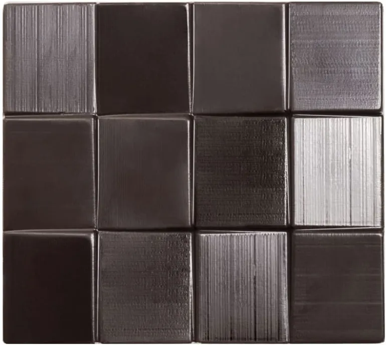 Moule pour embout de bûche forme damier
