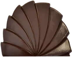 Moule pour embout de bûche forme paon