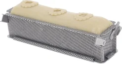 Moule à pâté croûte "tout inox" perforé dépliable 24 x 5 cm De Buyer