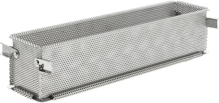 Moule à pâté croûte "tout inox" perforé dépliable 35 x 7 cm De Buyer