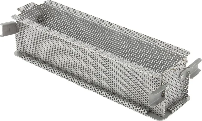 Moule à pâté croûte "tout inox" perforé dépliable 35 x 7 cm De Buyer