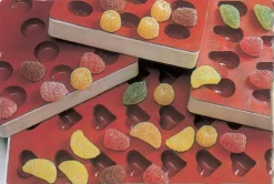 Moule à pâte de fruit 24 demi-sphères Ø 2,7 cm 18 x 33,5 cm Martellato
