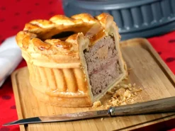 Moule à pâté en croûte ovale à côtes longueur 18 cm Matfer
