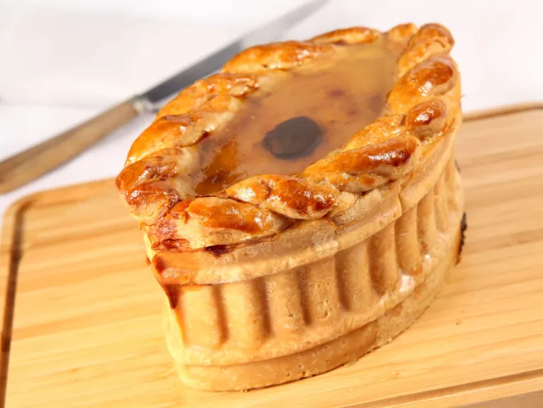 Moule à pâté en croûte ovale à côtes longueur 21 cm Matfer