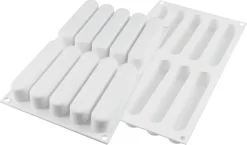 Moule silicone 10 éclairs Fashion 30 x 17,5 cm Silikomart