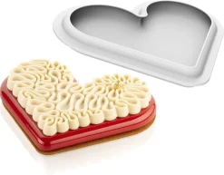 Moule silicone Coeur Level 30 x 17,5 cm Silikomart