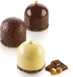 Moule silicone 8 dômes Ø 6,2 cm 30 x 17,5 cm Silikomart