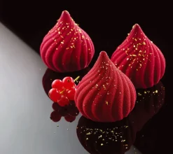 Moule silicone 3D Russian 5 sphères torsadées 40 x 10 cm Silikomart