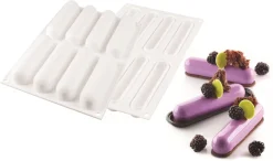 Moule silicone 8 fingers 30 x 17,5 cm Silikomart