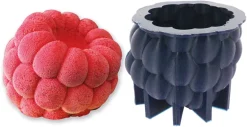 Moule silicone Framboise XL Ø 12 cm Déco Relief