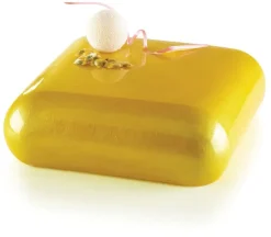 Moule silicone Gem carré bombé 16 x 16 cm Silikomart