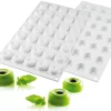 Moule silicone 35 micro savarins 30 x 17,5 cm Silikomart