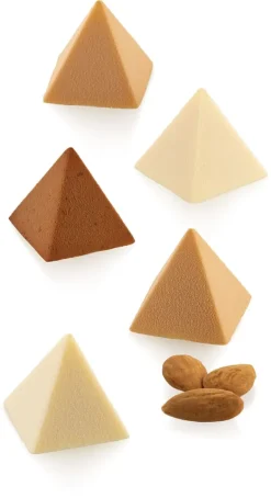 Moule silicone 18 mini pyramides 30 x 17,5 cm Silikomart