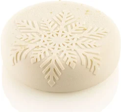 Moule silicone Nève décor flocon Ø 17 x ht 5,5 cm Silikomart