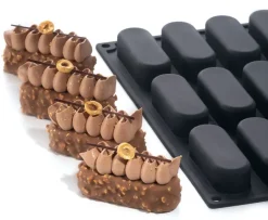 Moule silicone Pastel40time 12 éclairs 30 x 17,5 cm Pavoni