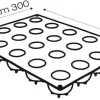 Moule silicone Pavoflex 20 mandarines 40 x 30 cm Pavoni