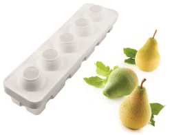 Moule silicone Pera et fico fruits poire figue 40 x 10 cm Silikomart