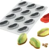 Moule silicone 12 pistaches 30 x 17,5 cm Silikomart