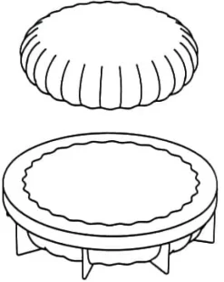Moule silicone Plissée Ø 18 cm Pavoni