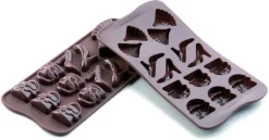 Moule silicone pour chocolat 14 sujets fashion Easy Choc Silikomart