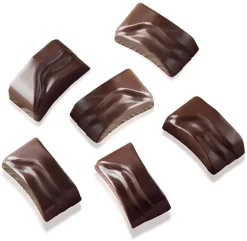 Moule silicone pour chocolat 14 rectangles ondulés Easy Choc Silikomart