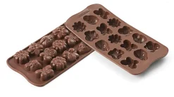 Moule silicone pour chocolat 15 sujets Springlife Easy Choc Silikomart