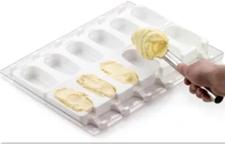 Moule silicone pour glace 90 ml forme esquimaux 40 x 30 cm Silikomart