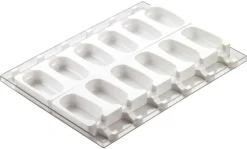 Moule silicone pour glace 90 ml forme esquimaux 40 x 30 cm Silikomart