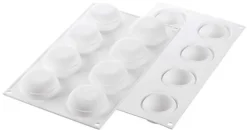 Moule silicone 8 ronds bombés Ode 30 x 17,5 cm Silikomart